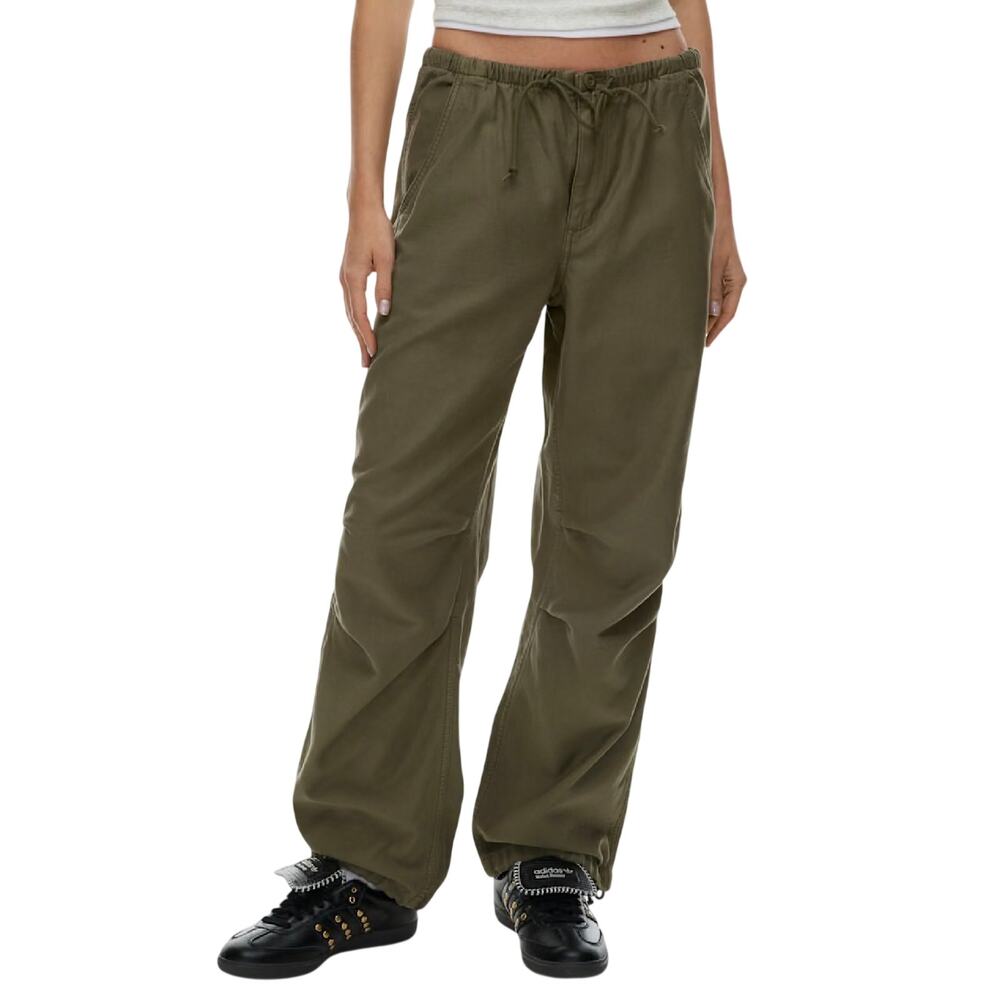 TNA Aritzia Cache GD Fatigue Jogger Cargo Pants, Olive Green, Women's Small, NWT